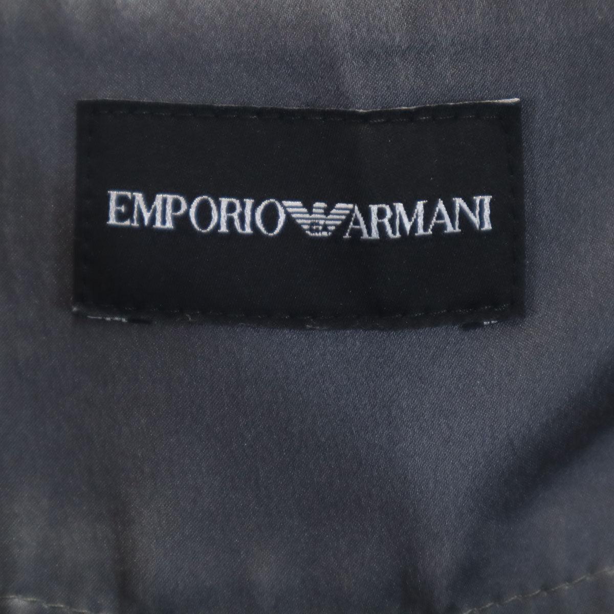 Emporio Armani エンポリオアルマーニ ハイウエスト テーパードパンツ 42 グレー タック レディース
