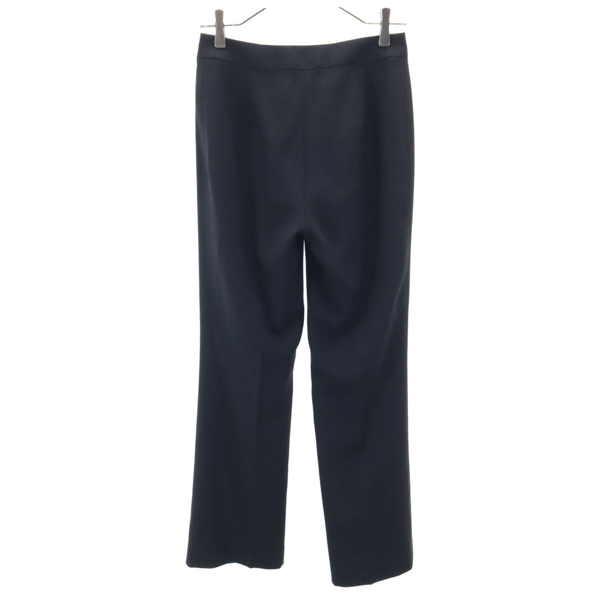 LANVIN LA COLLECTION ランバンコレクション 90s 日本製 オールド スラックスパンツ 40 ブラック レディース