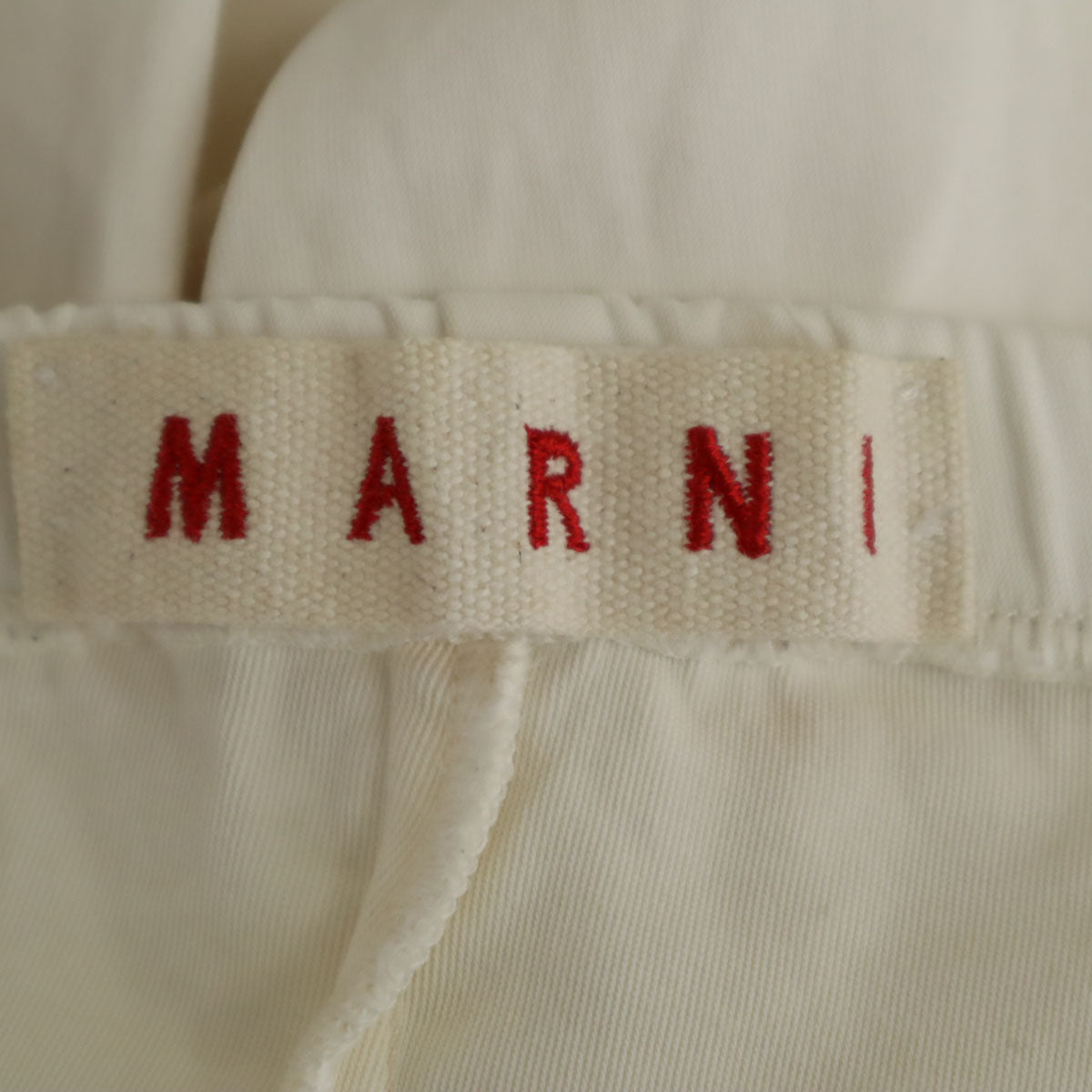 MARNI マルニ イタリア製 クロップド丈 レギンス 38 アイボリー レディース