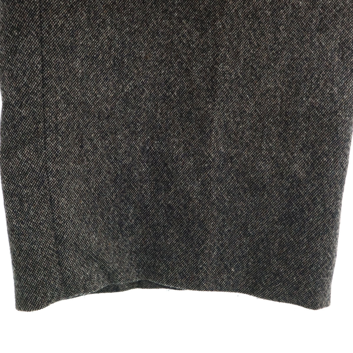 BURBERRY BLACK LABEL バーバリーブラックレーベル 日本製 ストライプ柄 スラックスパンツ 36R ブラック 三陽商会 レディース