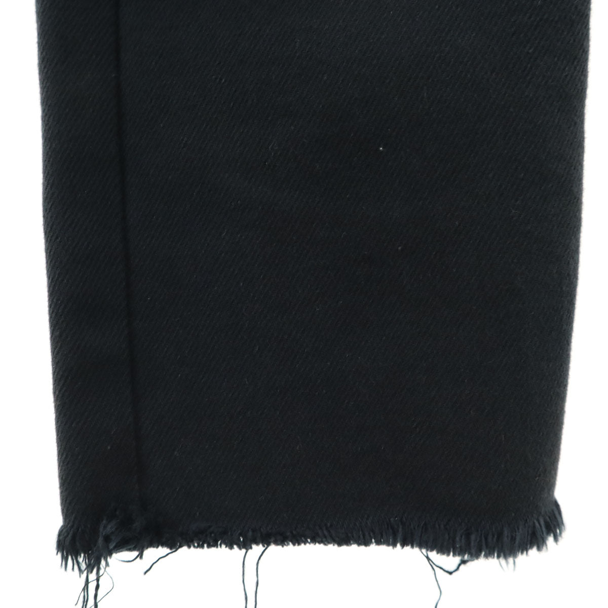 VALENTINO ヴァレンティノ イタリア製 裾切りっぱなし スキニーパンツ w27 ブラック ボタンフライ メンズ