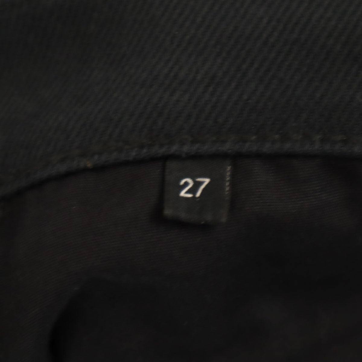 VALENTINO ヴァレンティノ イタリア製 裾切りっぱなし スキニーパンツ w27 ブラック ボタンフライ メンズ