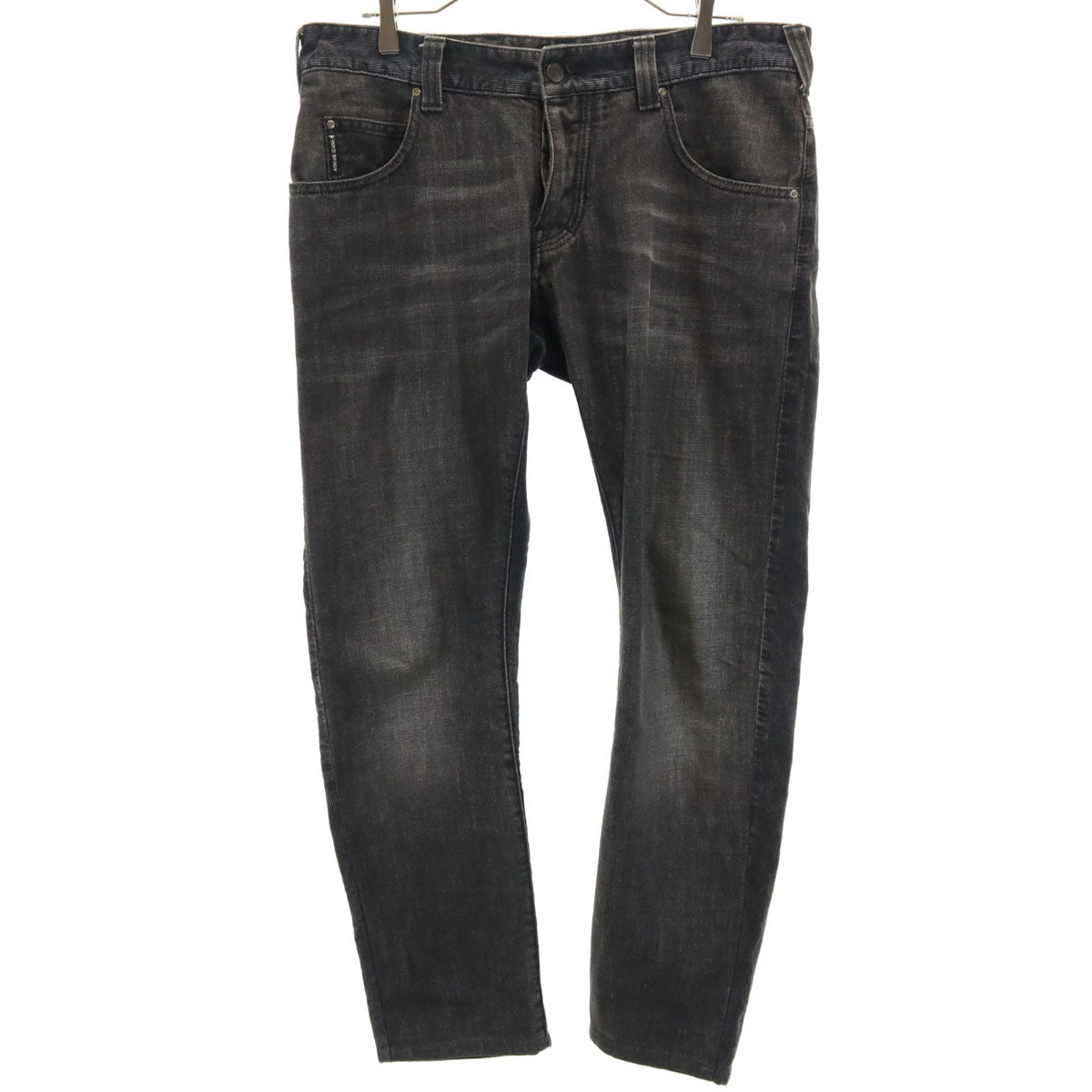 ARMANI JEANS アルマーニジーンズ チュニジア製 ボタンフライ デニムパンツ w34 グレー メンズ