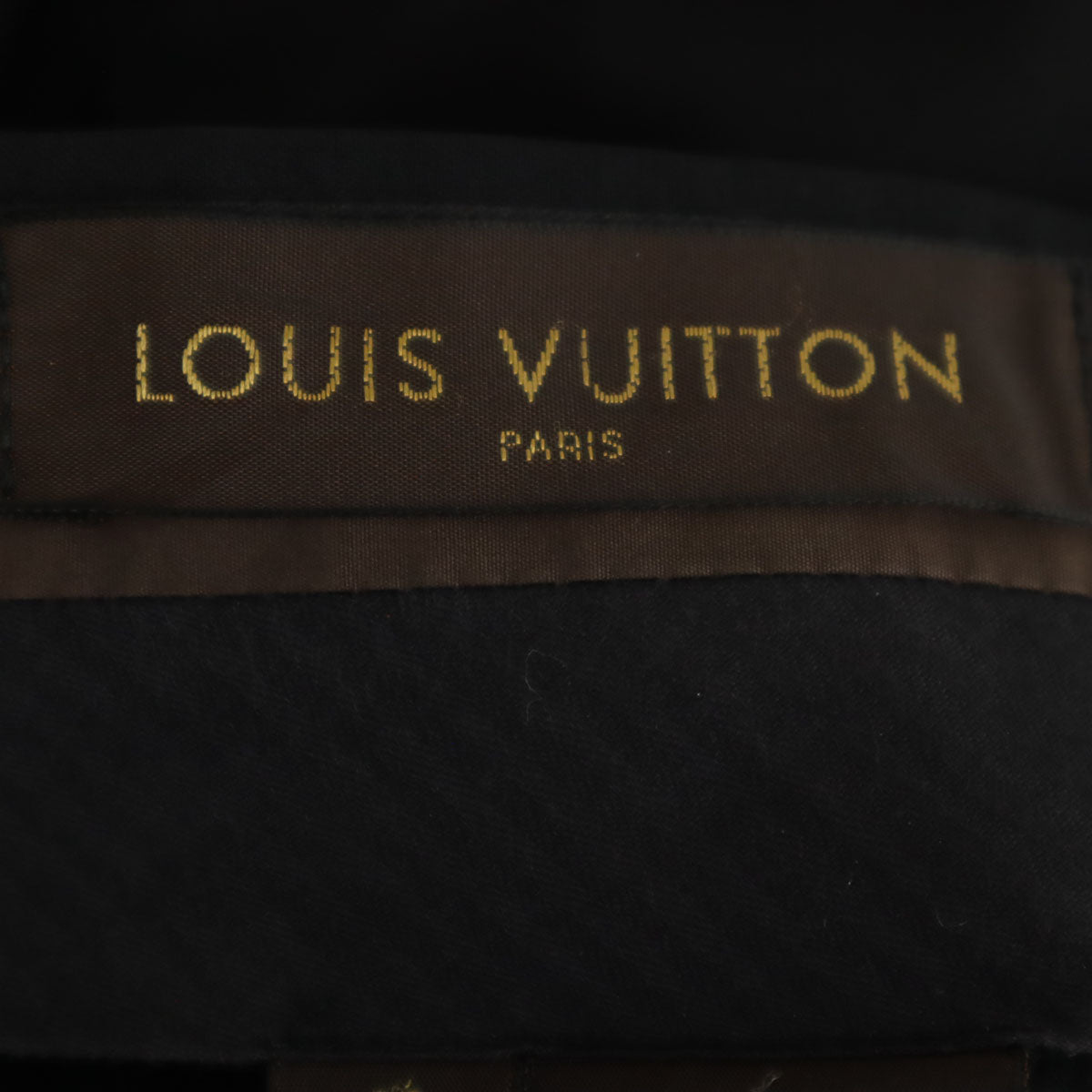 LOUIS VUITTON ルイヴィトン イタリア製 スラックスパンツ 46 ブラック メンズ