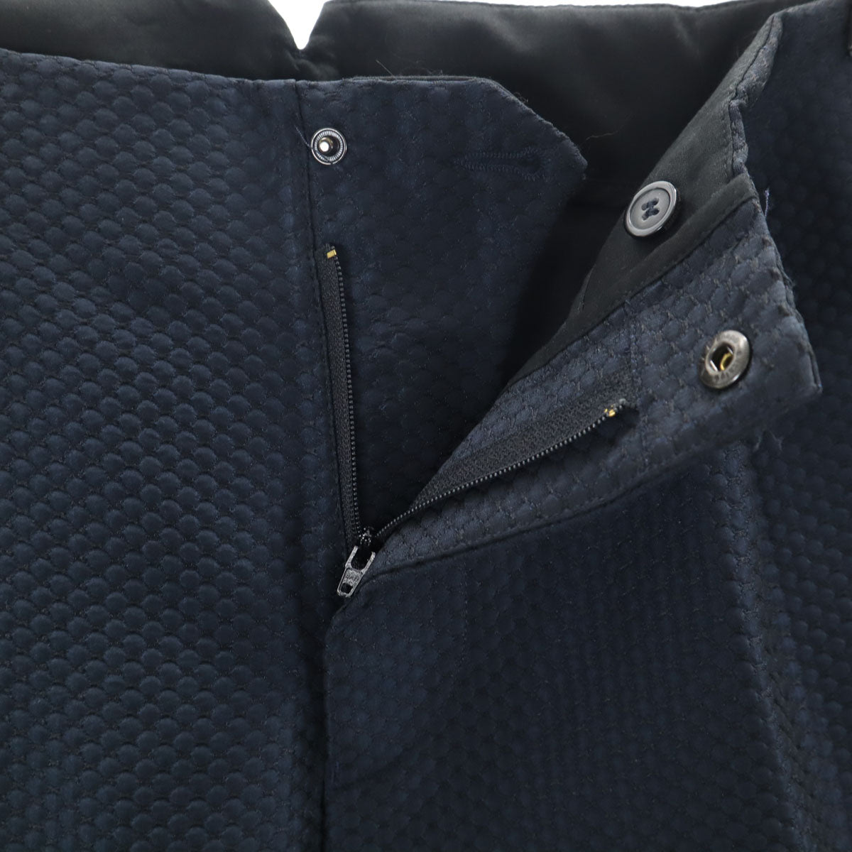 Emporio Armani エンポリオアルマーニ イタリア製 ロングパンツ 48 ネイビー メンズ