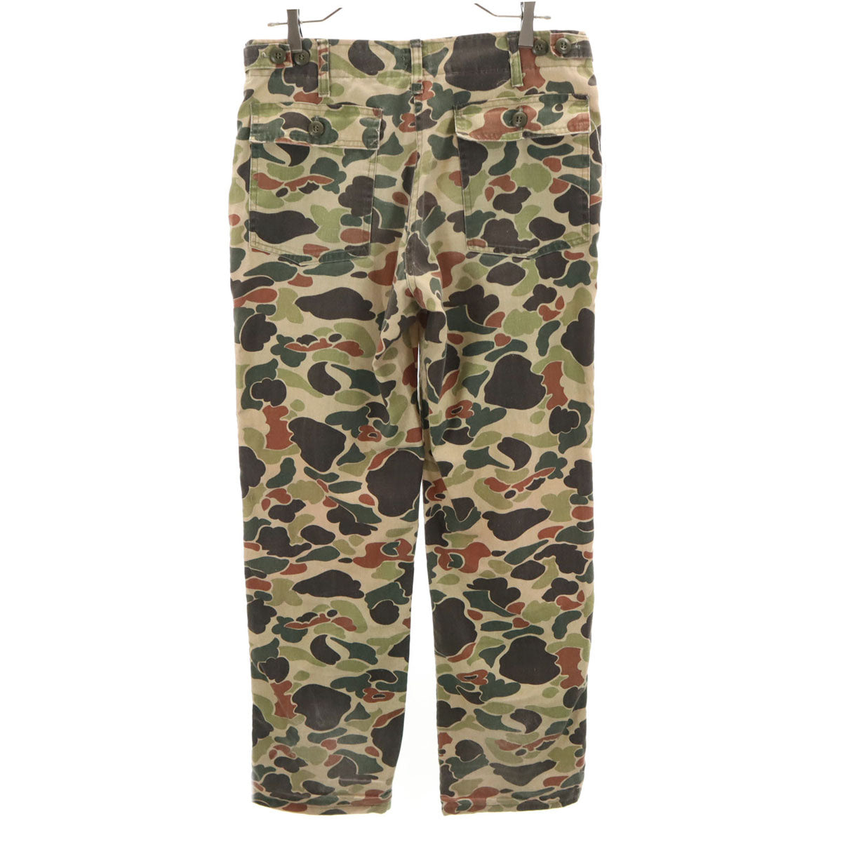 Nepco ネプコ 80s USA製 ヴィンテージ カモフラ柄 ベイカー パンツ w30 ベージュ 迷彩 メンズ