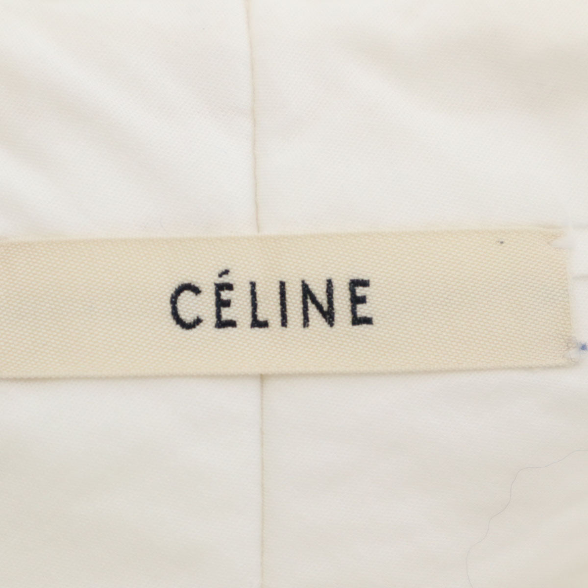 CELINE セリーヌ イタリア製 スリムパンツ 34 アイボリー レディース