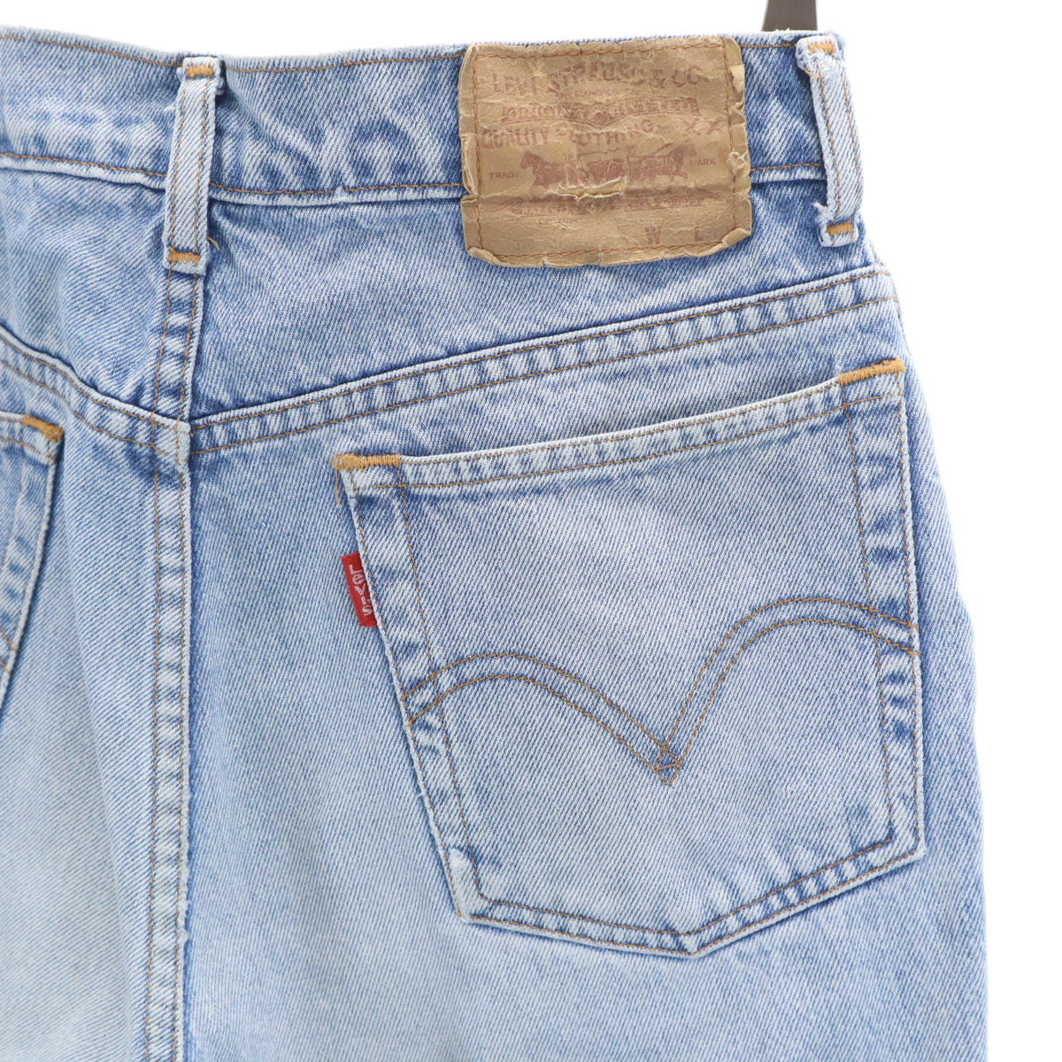 ARMANI JEANS アルマーニジーンズ 90s イタリア製 オールド テーパードデニムパンツ w34 ウォッシュブルー ジーンズ メンズ