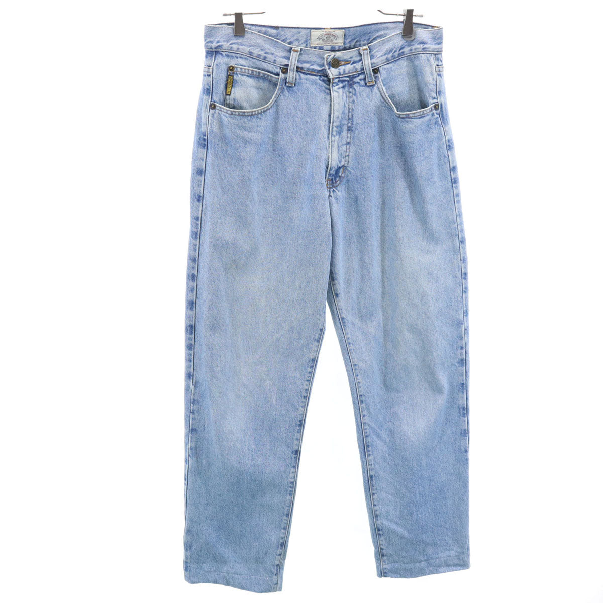 ARMANI JEANS アルマーニジーンズ 90s イタリア製 オールド テーパードデニムパンツ w34 ウォッシュブルー ジーンズ メンズ