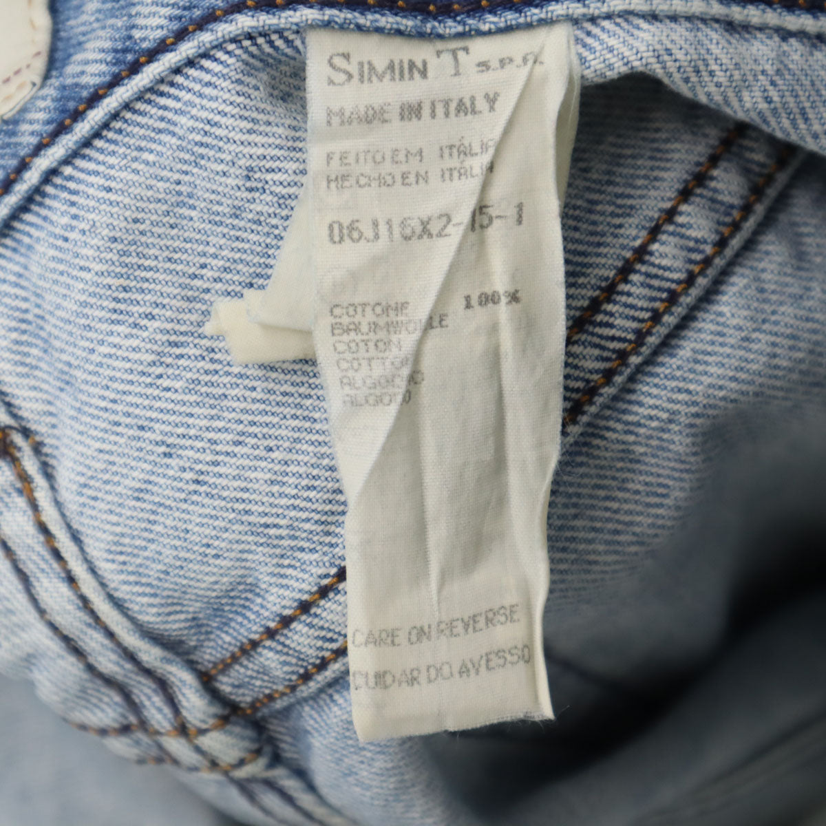 ARMANI JEANS アルマーニジーンズ 90s イタリア製 オールド テーパードデニムパンツ w34 ウォッシュブルー ジーンズ メンズ