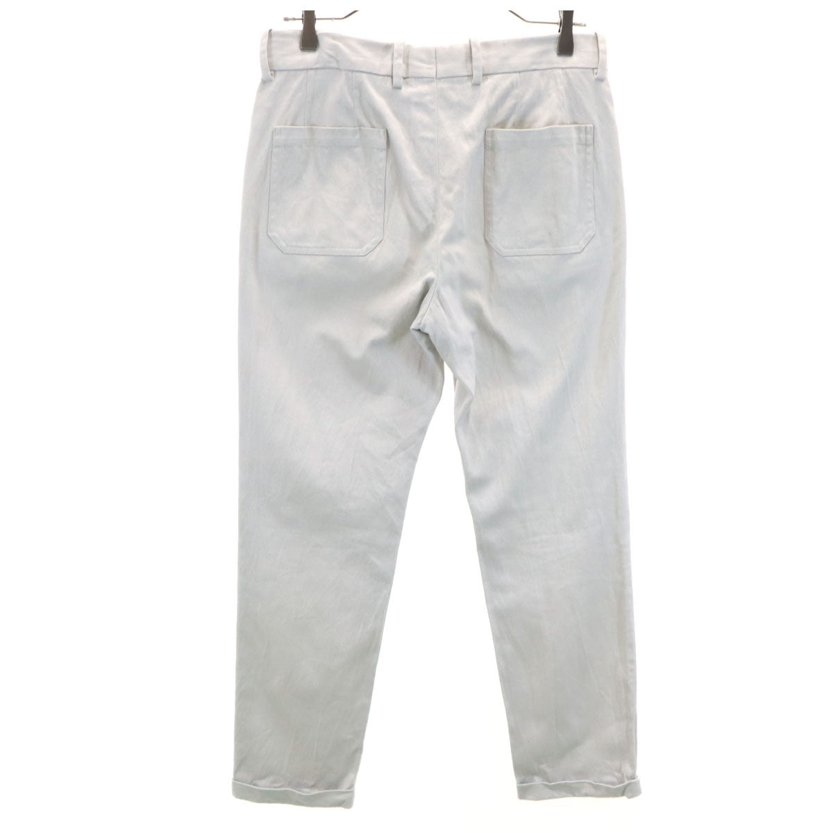 GIVENCHY ジバンシィ イタリア製 リネンブレンド スラックスパンツ 36 グレーブラウン系 レディース