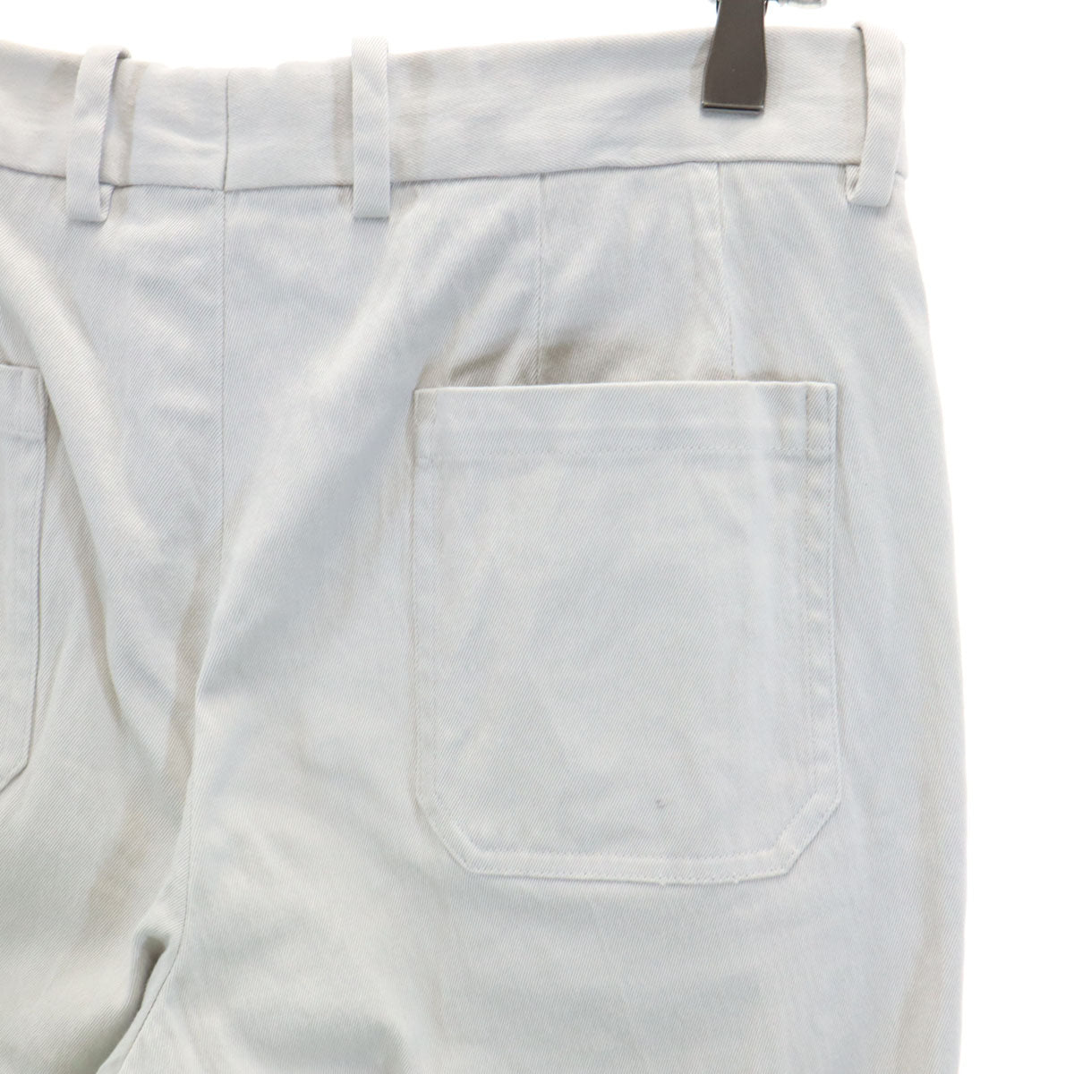 GIVENCHY ジバンシィ イタリア製 リネンブレンド スラックスパンツ 36 グレーブラウン系 レディース