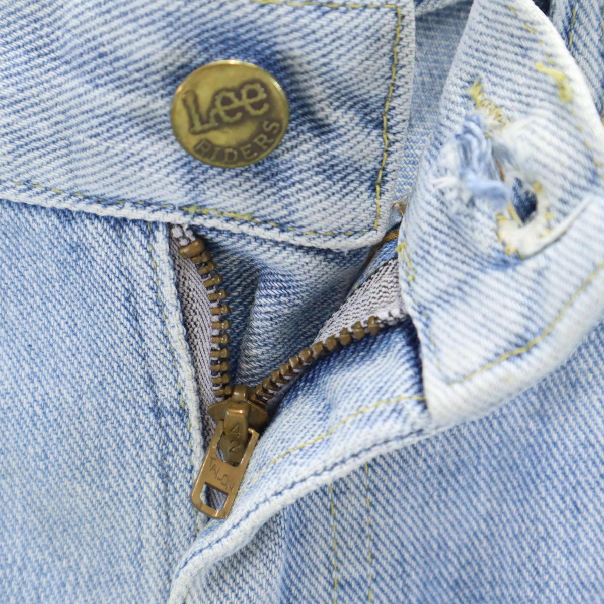 Lee リー 80s 42タロン ヴィンテージ ストレートデニムパンツ w29 ウォッシュブルー ジーンズ メンズ