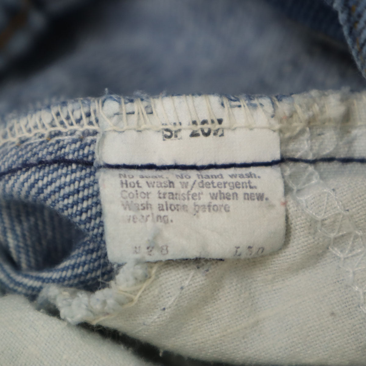 Levi's リーバイス 80s USA製 オレンジタブ 40505-0916 ヴィンテージ デニムパンツ w28 ウォッシュブルー ジーンズ レディース