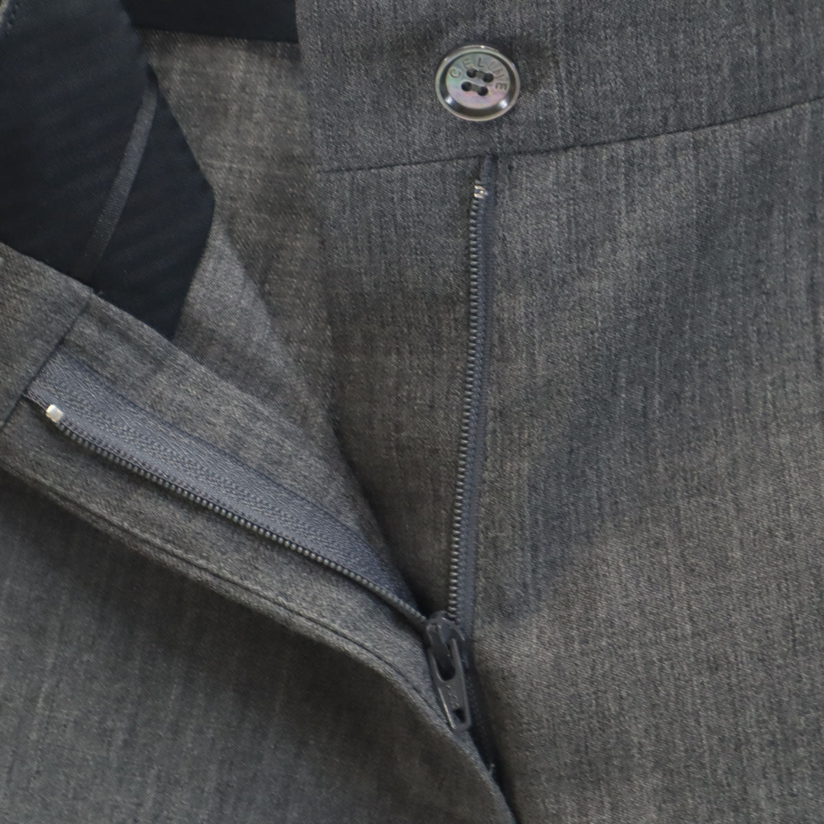 BURBERRY LONDON バーバリーロンドン 日本製 スラックスパンツ 91 チャコールグレー 三陽商会 メンズ