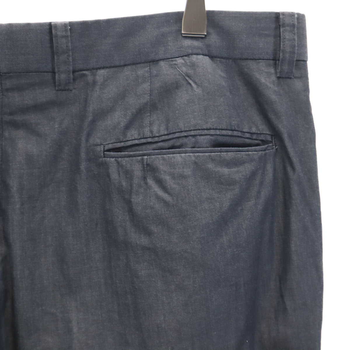 MARTIN MARGIELA マルタンマルジェラ 4 イタリア製 ストライプ柄 スラックスパンツ 36 濃紺 レディース