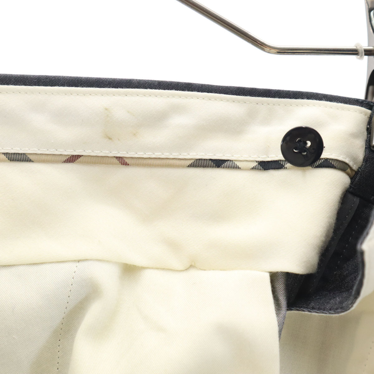 MARTIN MARGIELA マルタンマルジェラ 4 イタリア製 ストライプ柄 スラックスパンツ 36 濃紺 レディース