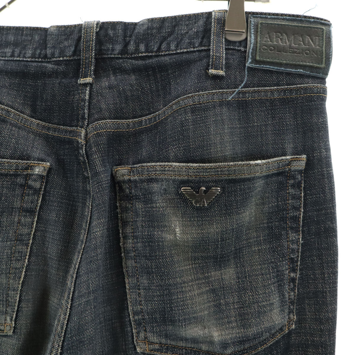 ARMANI COLLEZIONI アルマーニコレッツォーニ イタリア製 デニムパンツ 33 ネイビー メンズ