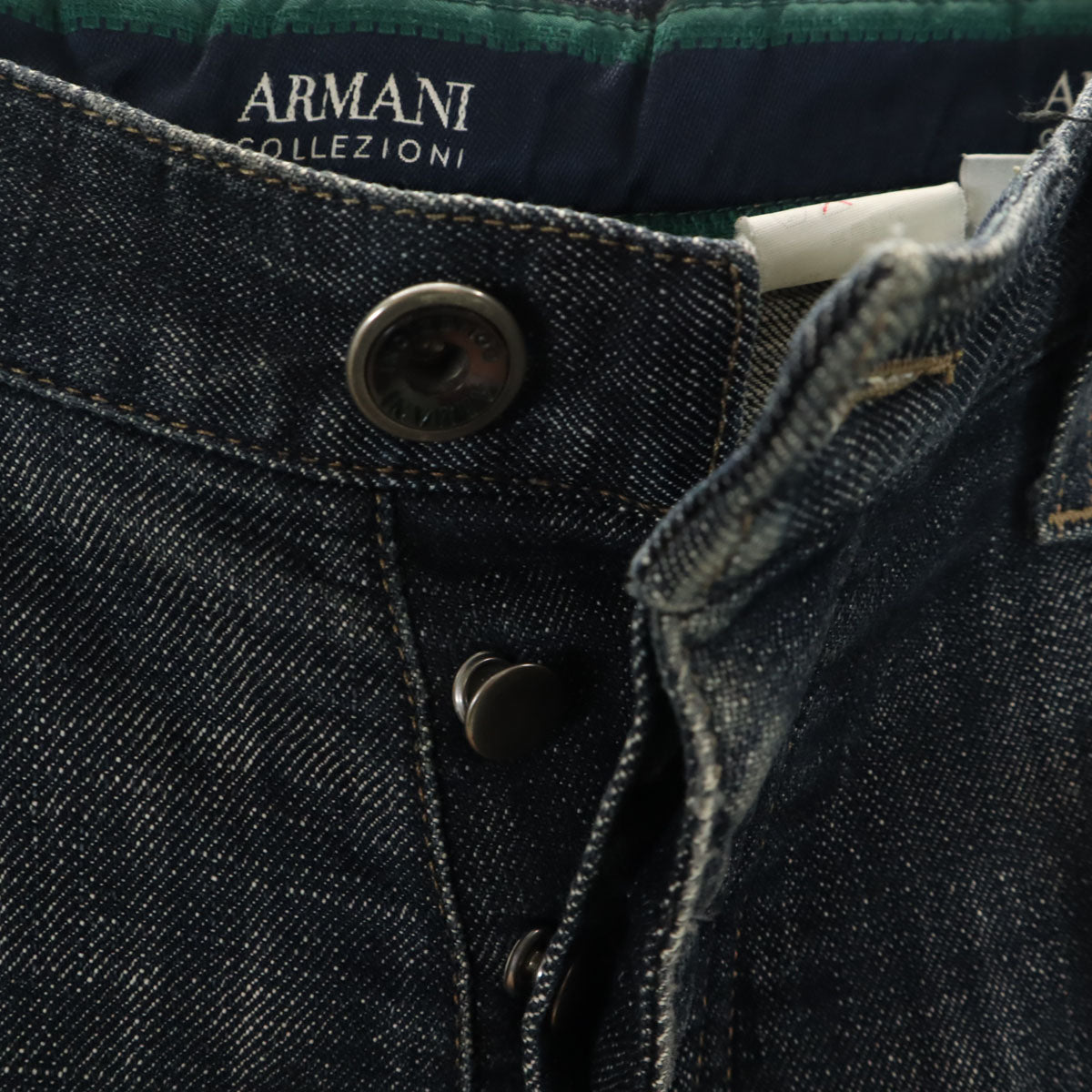 ARMANI COLLEZIONI アルマーニコレッツォーニ イタリア製 デニムパンツ 33 ネイビー メンズ