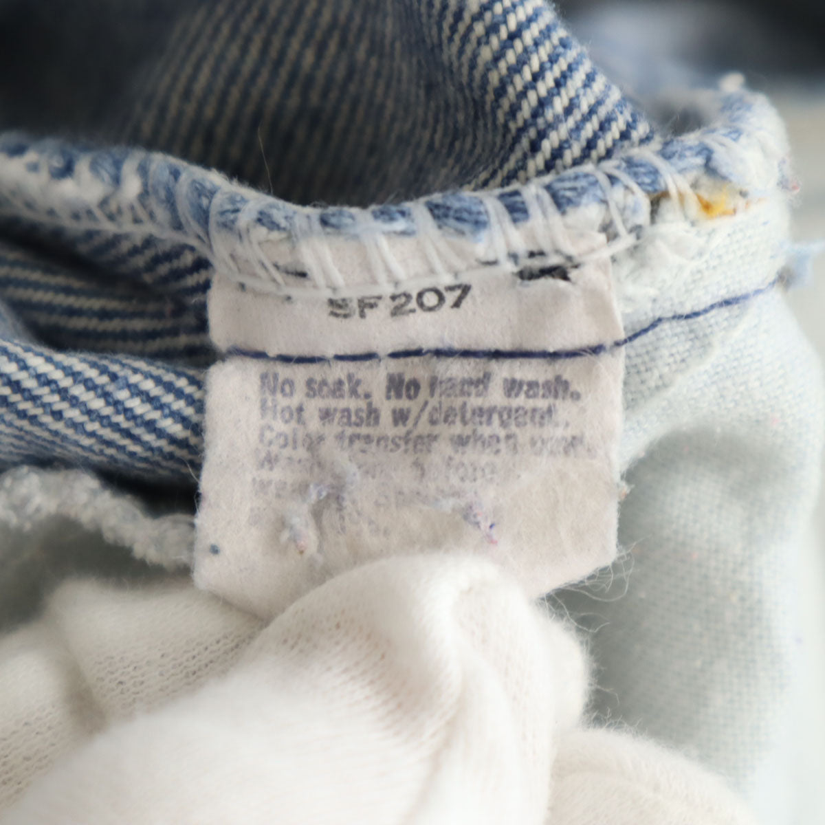 Levi's リーバイス 80s 20505-0217 ヴィンテージ USA製 オレンジタブ ボタン裏575 カットオフ デニムパンツ w29 ブルー メンズ