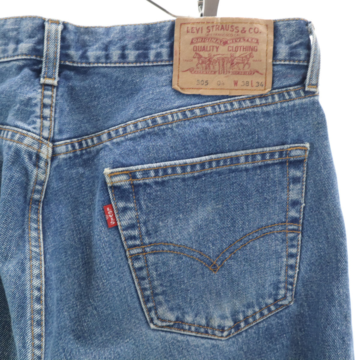 Levi's リーバイス 90s オールド イタリア製 赤タブ ボタン裏10I ユーロリーバイス デニムパンツ w38 ブルー ユーロリーバイス メンズ