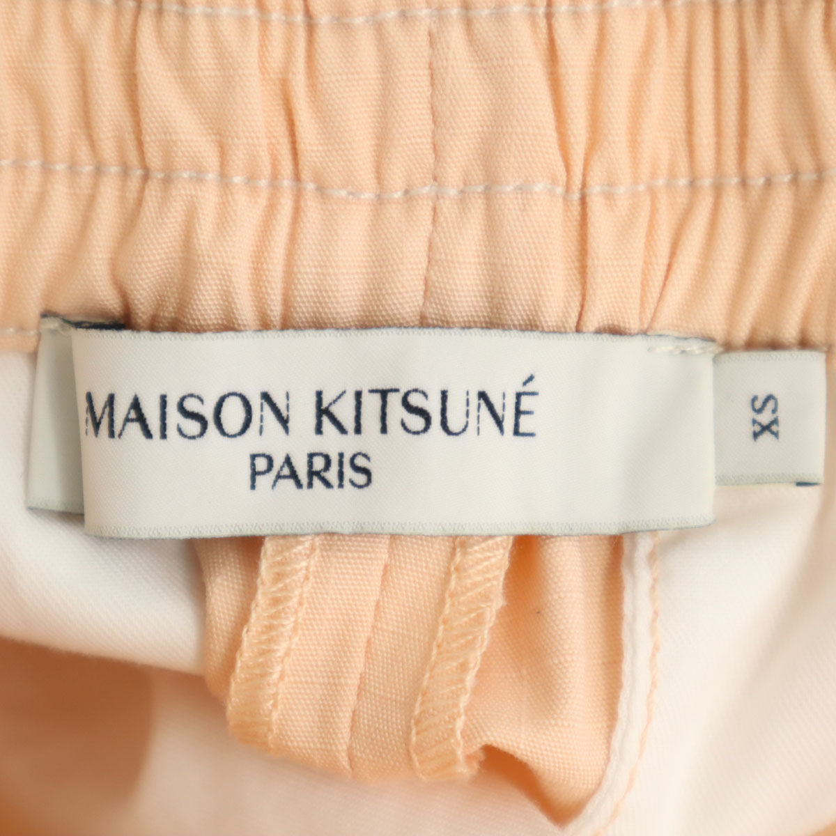 MAISON KITSUNE メゾンキツネ ポルトガル製 コットンパンツ XS ピンク メンズ