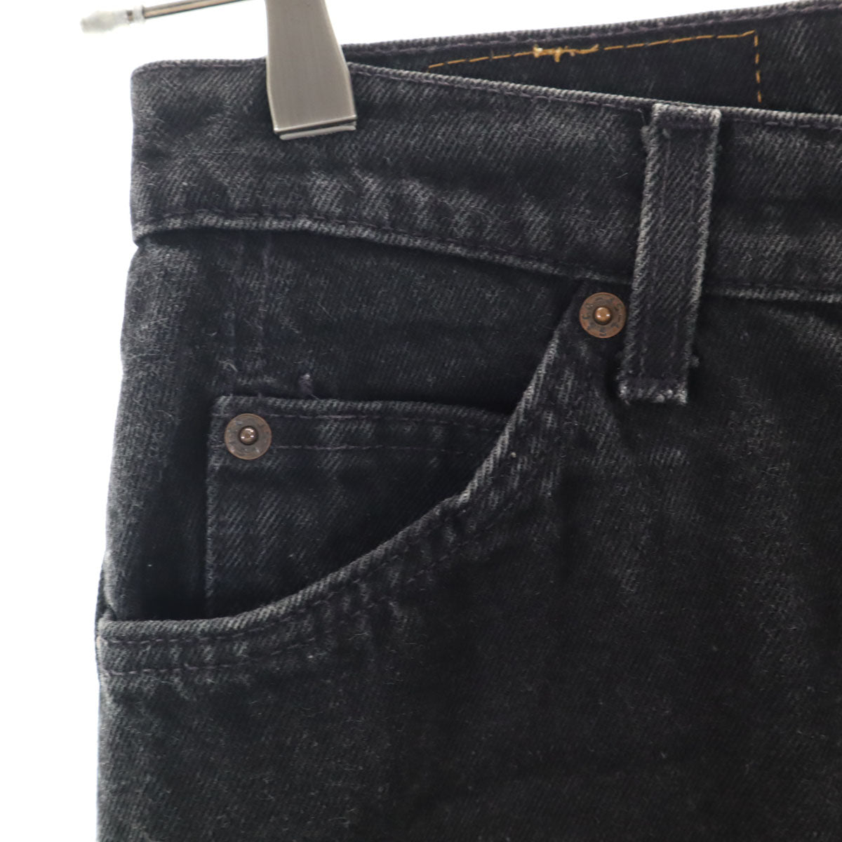 Levi's リーバイス 90s 10912 オールド オレンジタブ ボタン裏219 後染め デニムパンツ M グレー メンズ