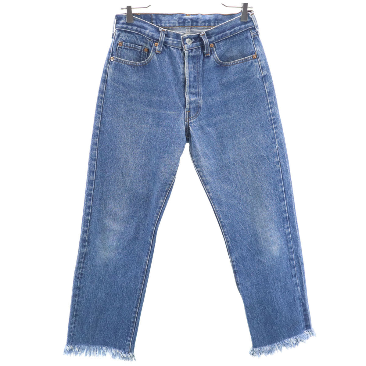 Levi's リーバイス 80s 501 ヴィンテージ ストレートデニムパンツ W31 ジーンズ フリンジ メンズ