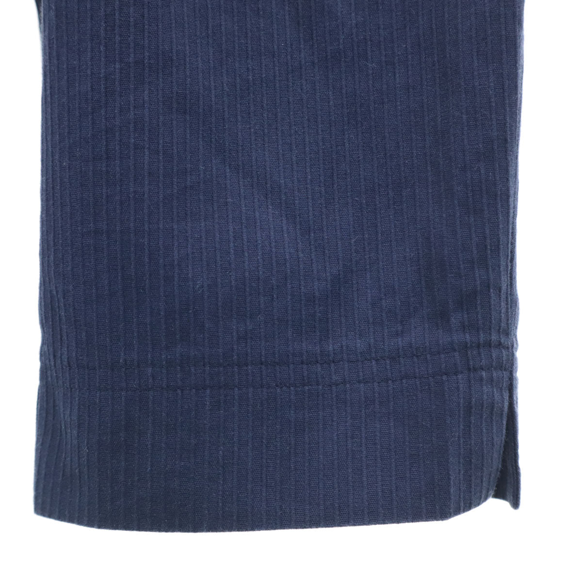 miss chloe ミスクロエ 日本製 ストライプ柄 クロップドパンツ 40 ネイビー マリン レディース