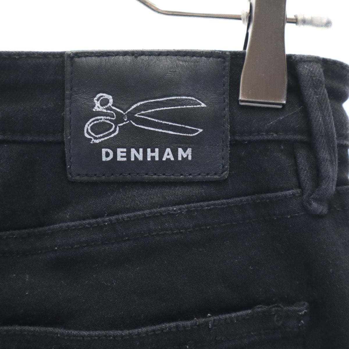 DENHAM デンハム スキニーパンツ W26 黒 ストレッチ レディース