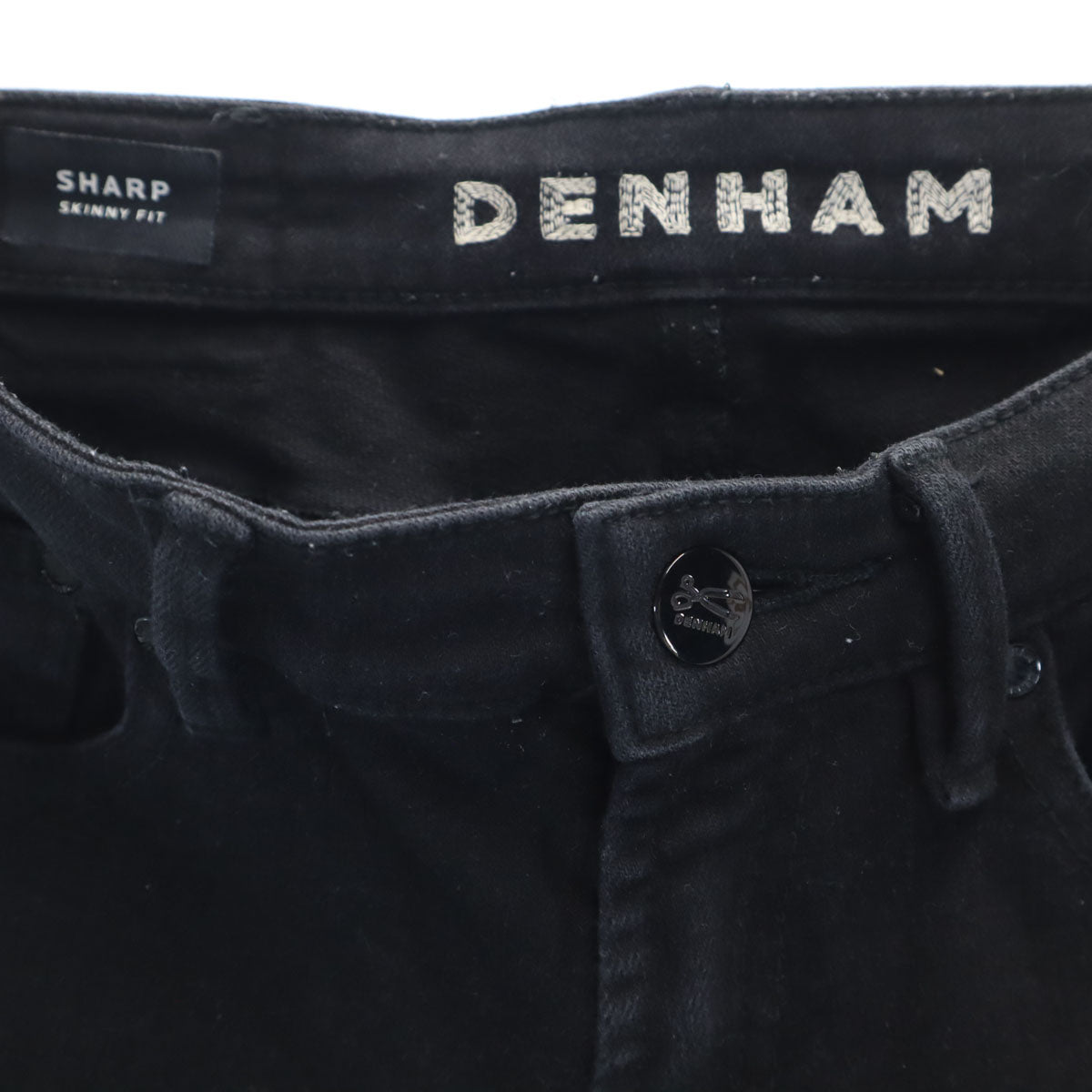 DENHAM デンハム スキニーパンツ W26 黒 ストレッチ レディース