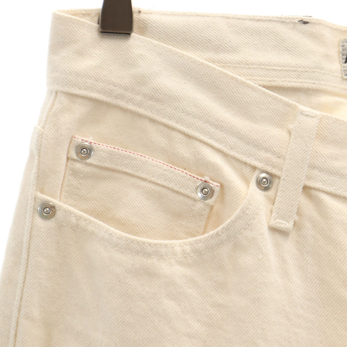 Naked & Famous ネイキッドアンドフェイマス スキニーデニムパンツ w29 ホワイト ボタンフライ メンズ