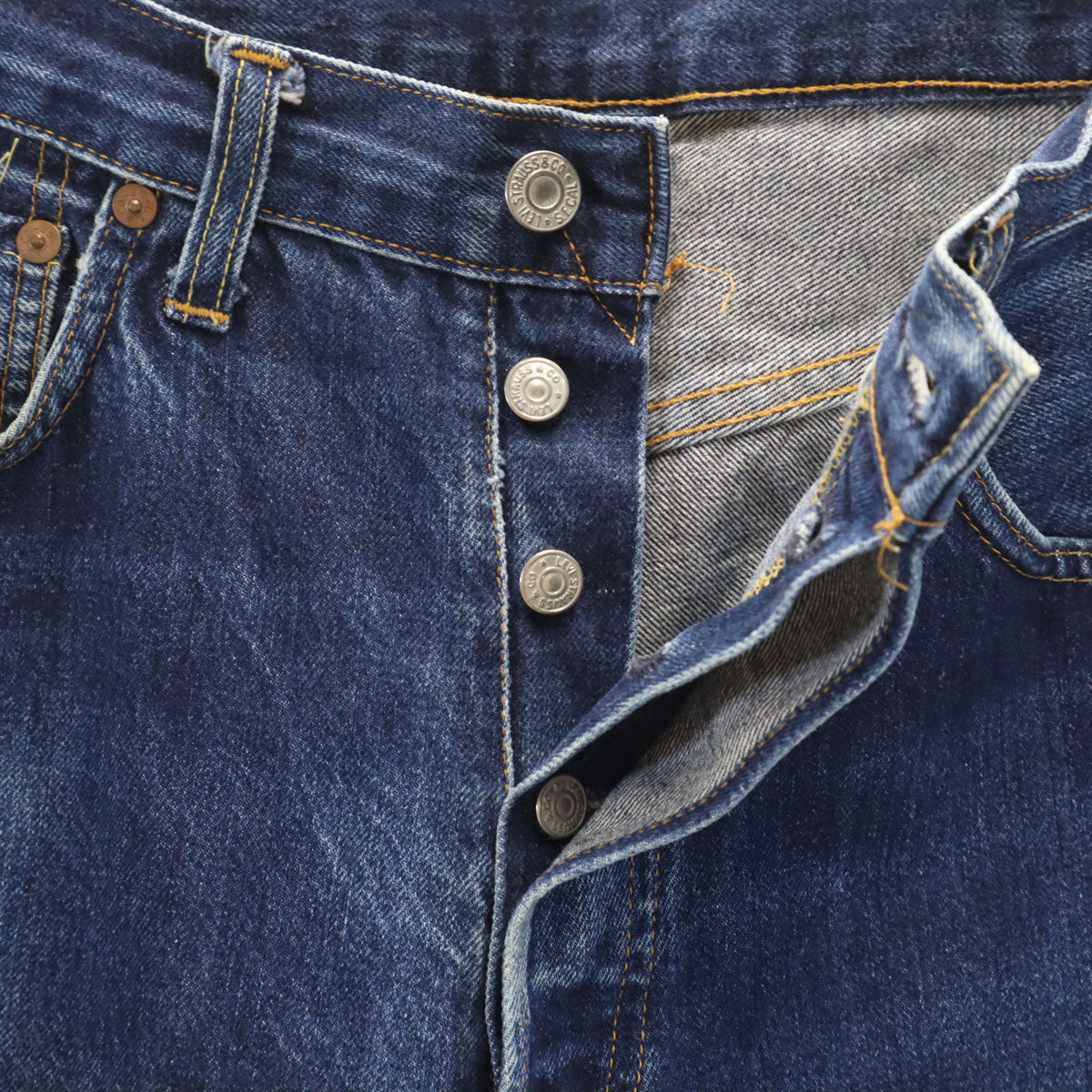 Levi's リーバイス 90s 501XX USA製 バレンシア工場 ビッグE オールド ストレートデニムパンツ W33 インディゴブルー メンズ