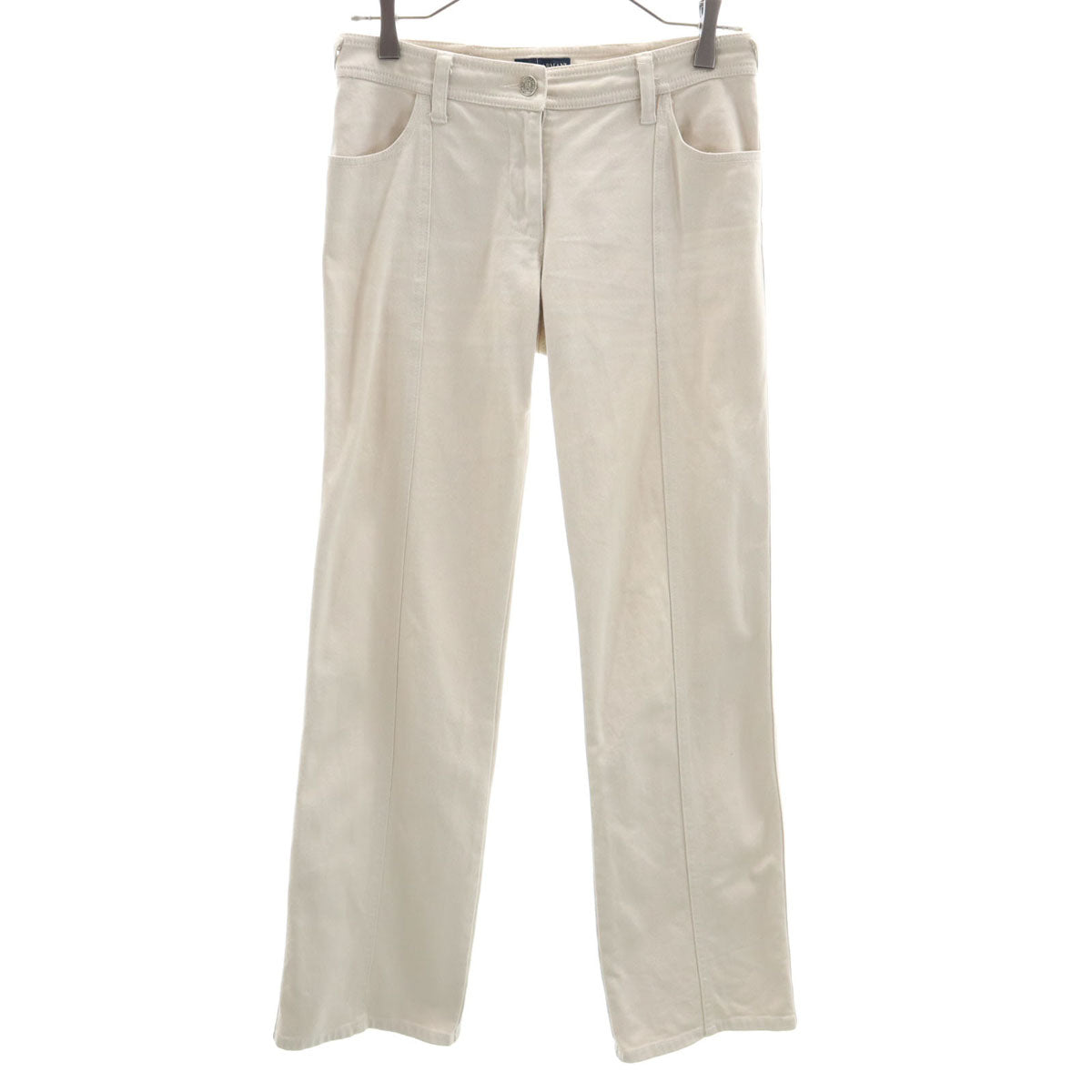 ARMANI JEANS アルマーニジーンズ イタリア製 パンツ W26 ベージュ バックリボン レディース