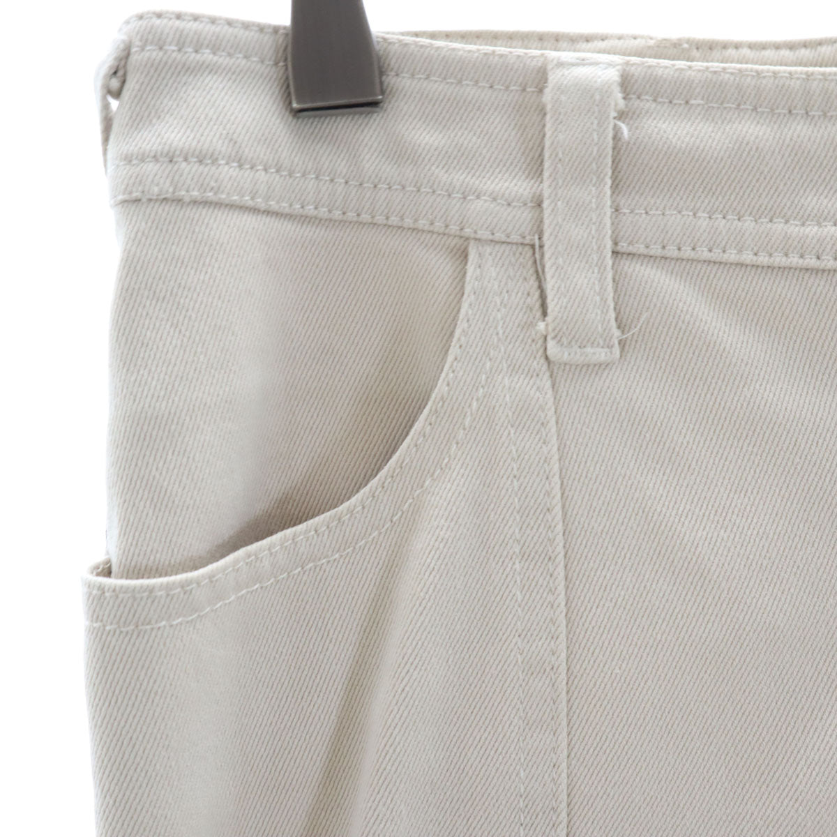 ARMANI JEANS アルマーニジーンズ イタリア製 パンツ W26 ベージュ バックリボン レディース