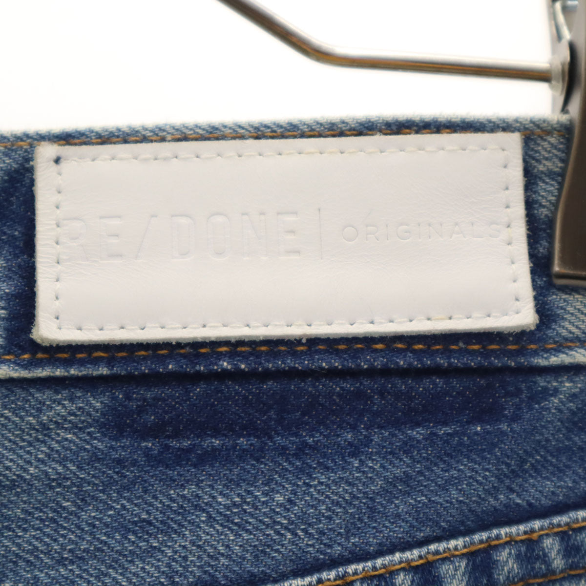 RE/DONE リダン USA製 カットオフ加工 デニムパンツ W25 ウォッシュブルー ジーンズ レディース
