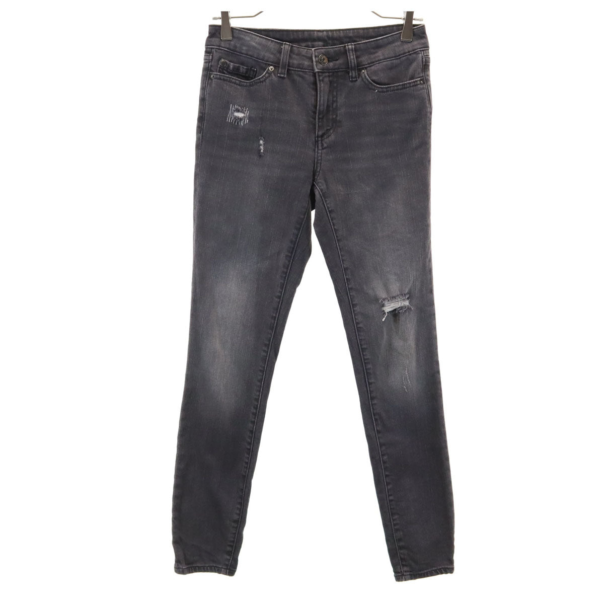ARMANI EXCHANGE アルマーニエクスチェンジ スキニーデニムパンツ W25 グレー ジーンズ ストレッチ レディース