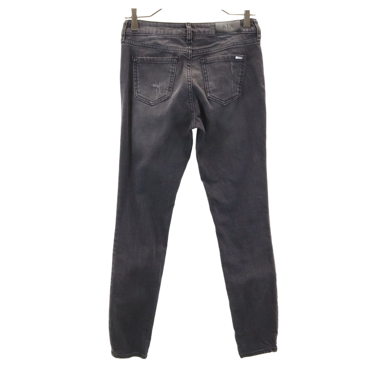 ARMANI EXCHANGE アルマーニエクスチェンジ スキニーデニムパンツ W25 グレー ジーンズ ストレッチ レディース