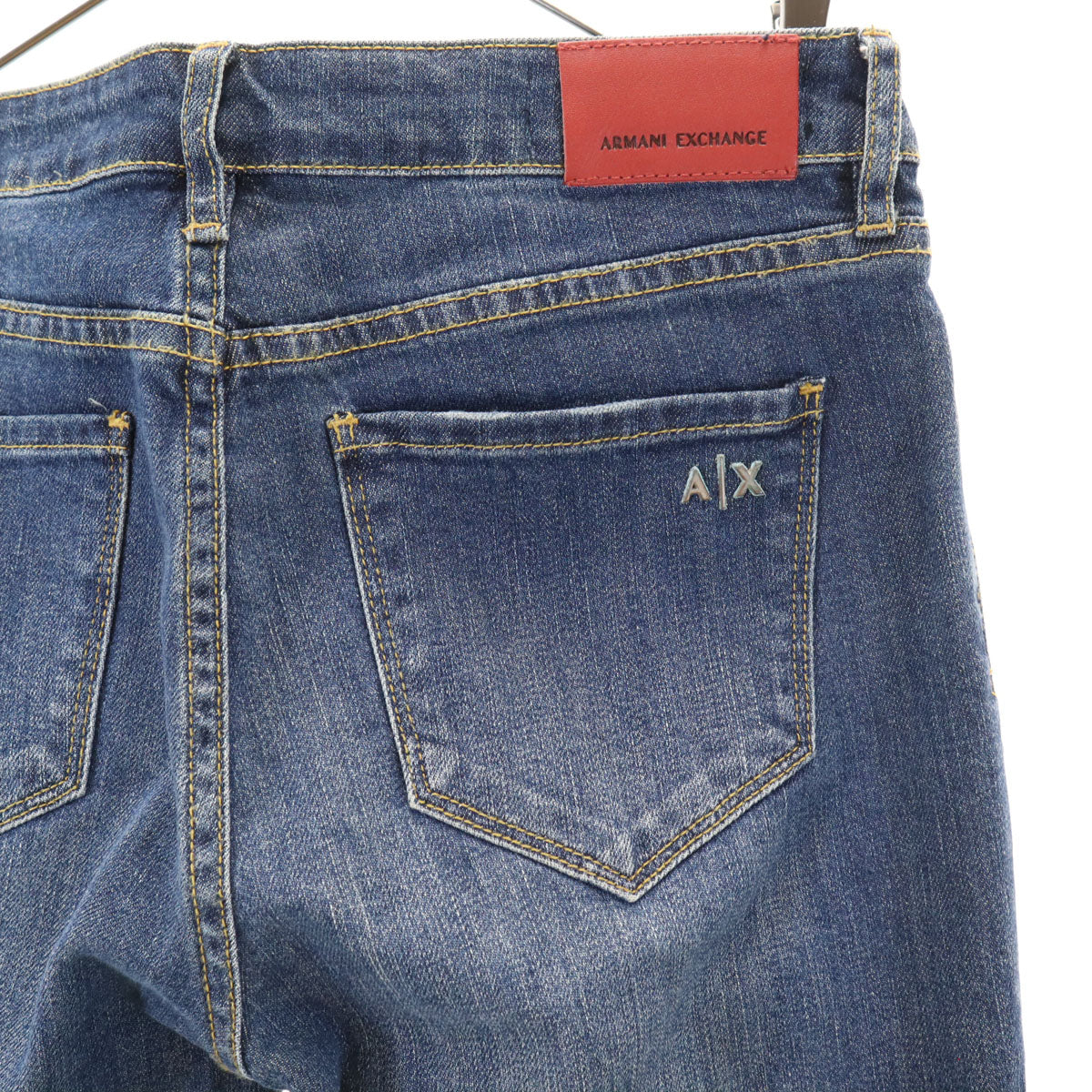 ARMANI EXCHANGE アルマーニエクスチェンジ ストレートデニムパンツ W26 ジーンズ レディース