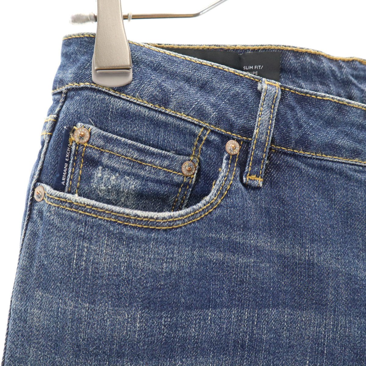 ARMANI EXCHANGE アルマーニエクスチェンジ ストレートデニムパンツ W26 ジーンズ レディース