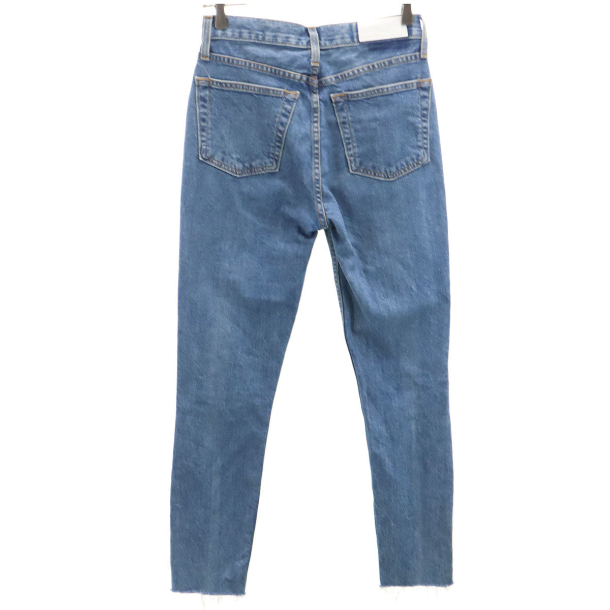 リダン USA製 カットオフ加工 スキニーデニムパンツ W25 ウォッシュブルー ジーンズ レディース