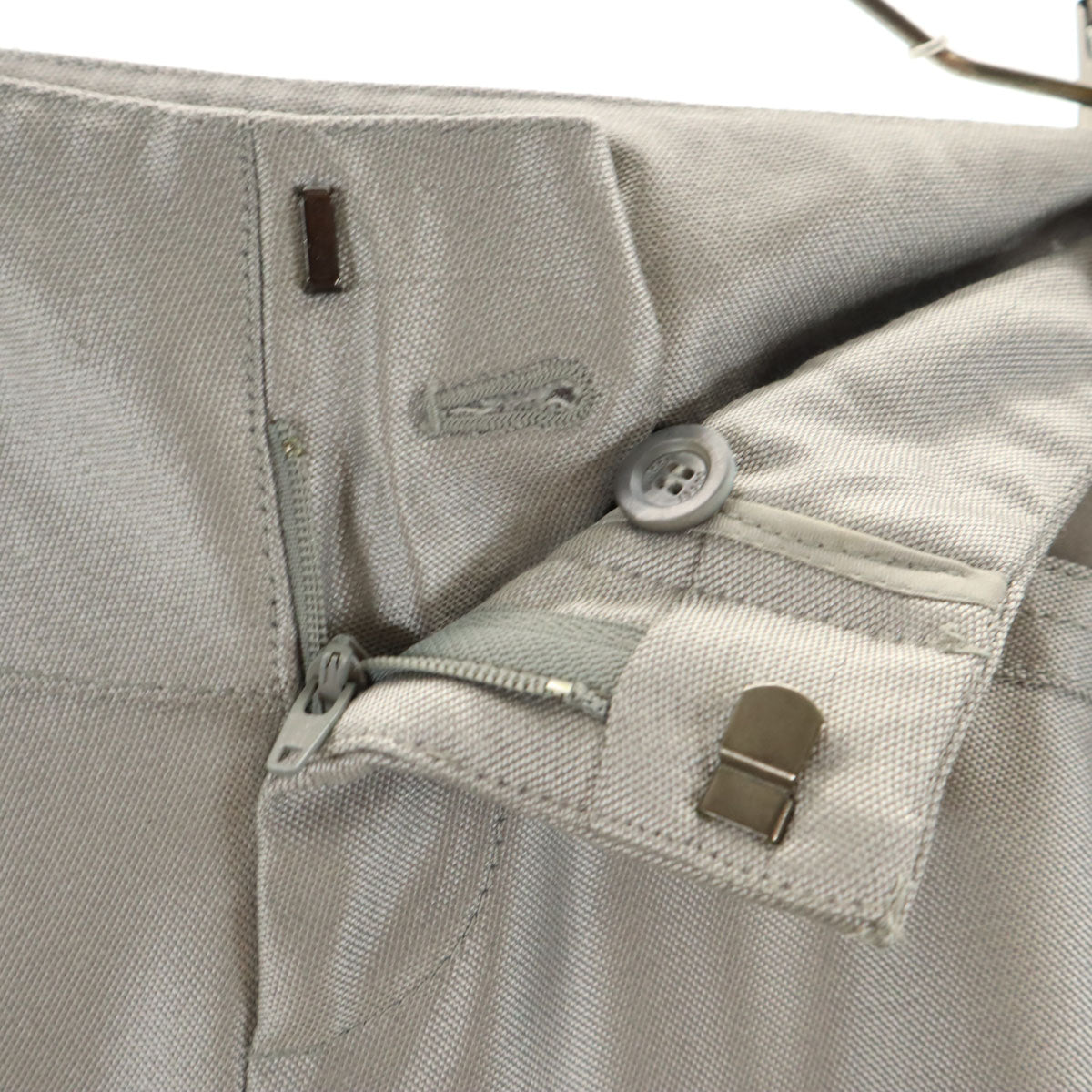 GUCCI グッチ イタリア製 ローライズ ロングパンツ 40 グレー レディース