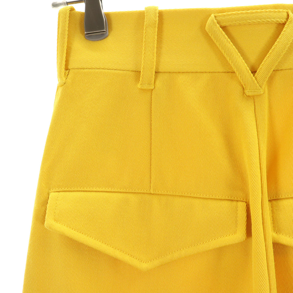 BOTTEGAVENETA ボッテガヴェネタ イタリア製 ワイドパンツ 34 イエロー レディース