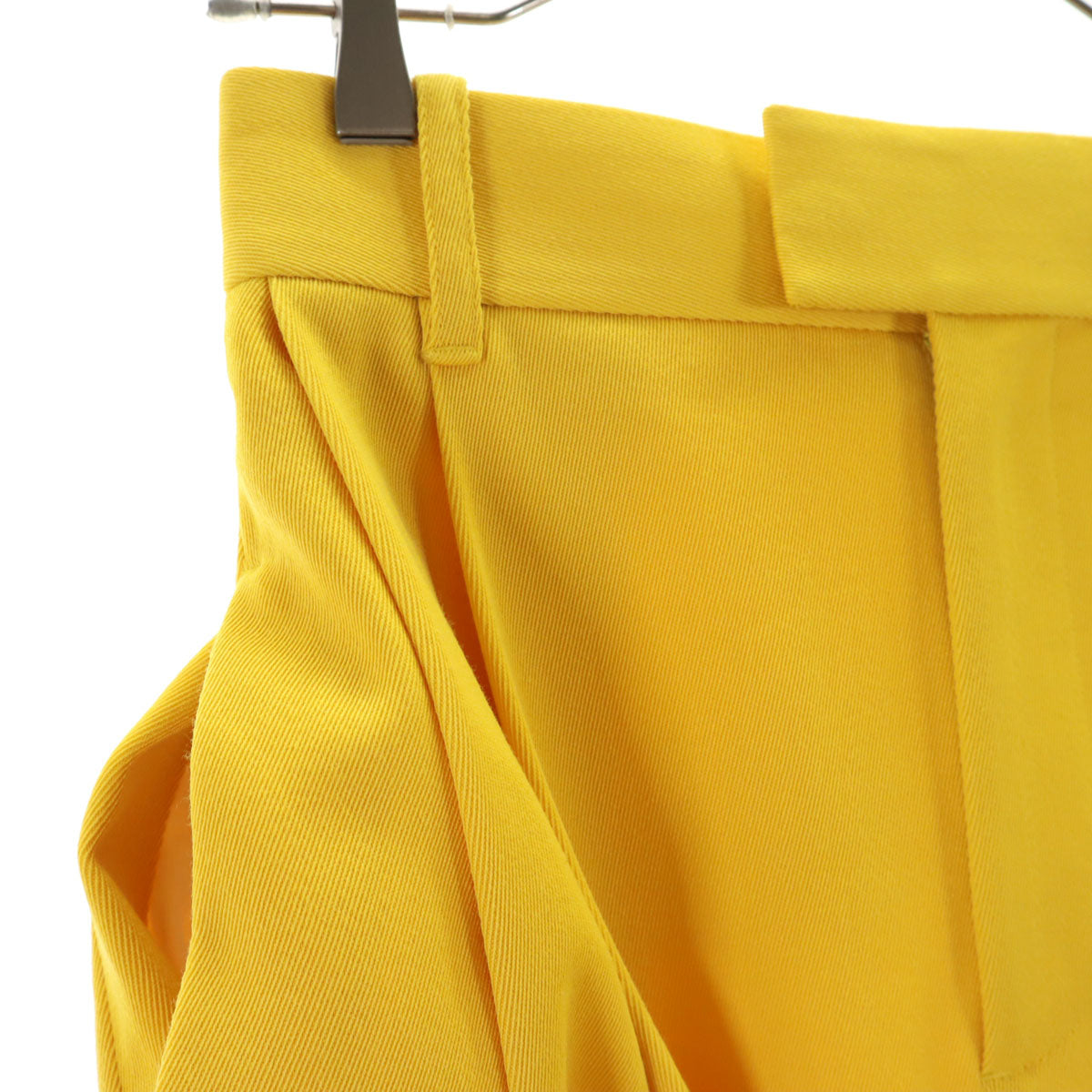BOTTEGAVENETA ボッテガヴェネタ イタリア製 ワイドパンツ 34 イエロー レディース