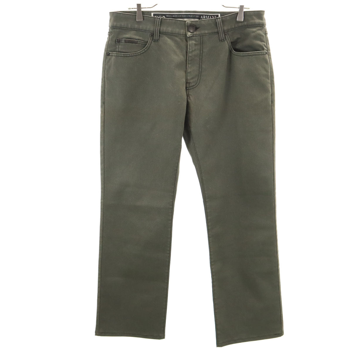 ARMANI COLLEZIONI アルマーニコレッツォーニ P15 スリム ストレートパンツ W33 ブラウン メンズ