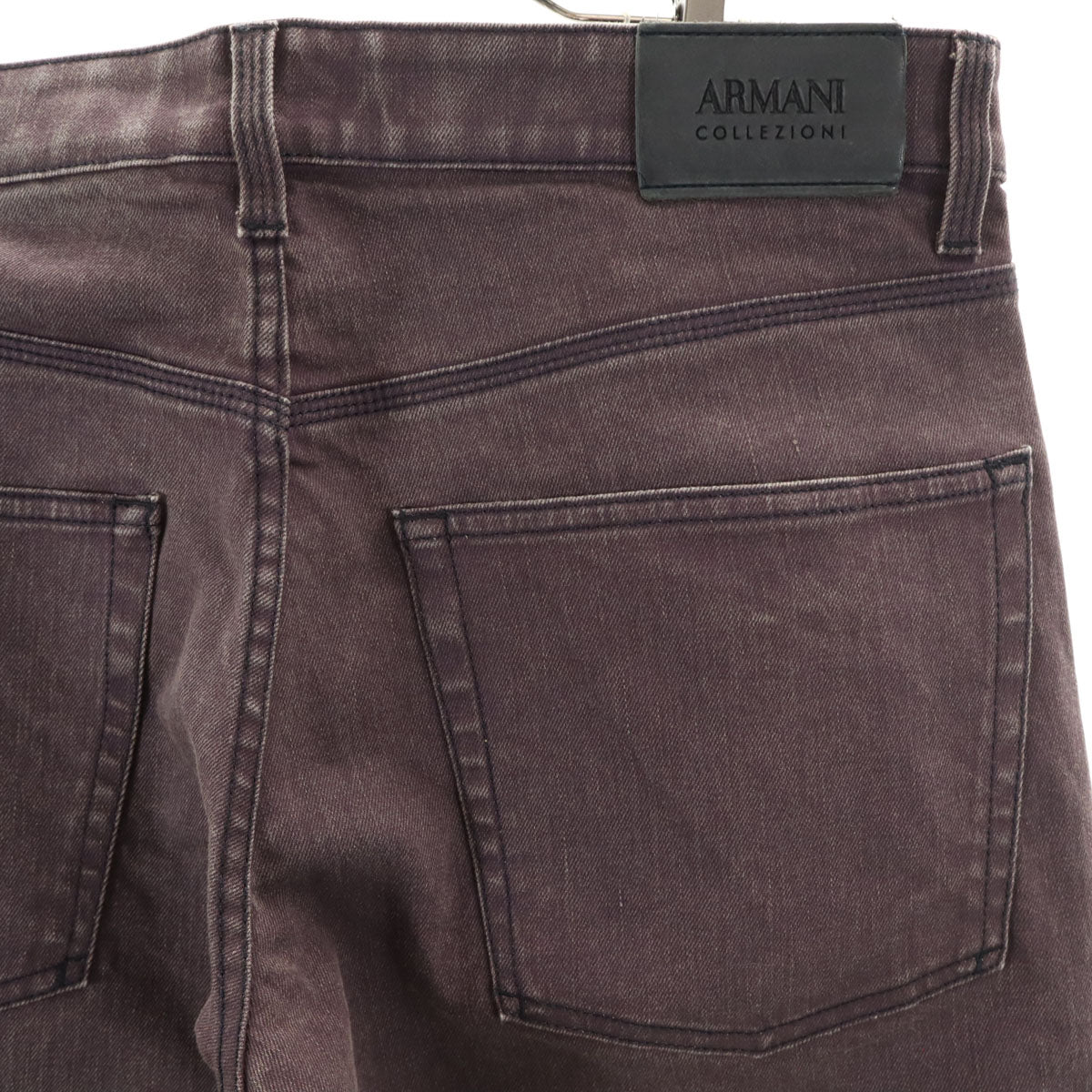ARMANI COLLEZIONI アルマーニコレッツォーニ P50 ナロー カラー デニムパンツ W31 パープル メンズ
