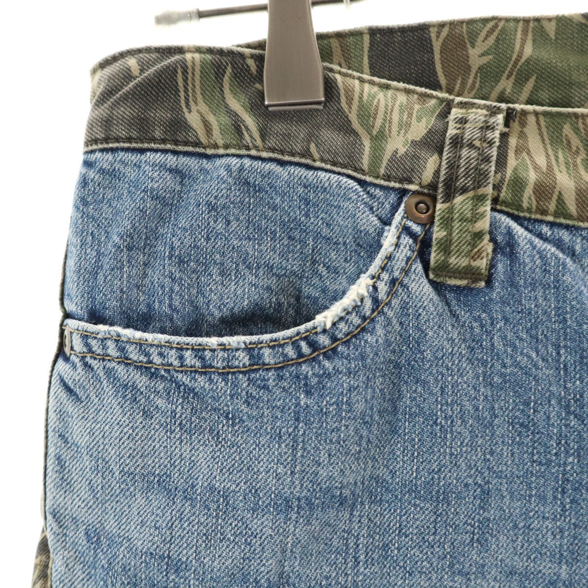 ARMANI EXCHANGE アルマーニエクスチェンジ クラッシュ加工 スーパー スキニーパンツ W25 ホワイト レディース