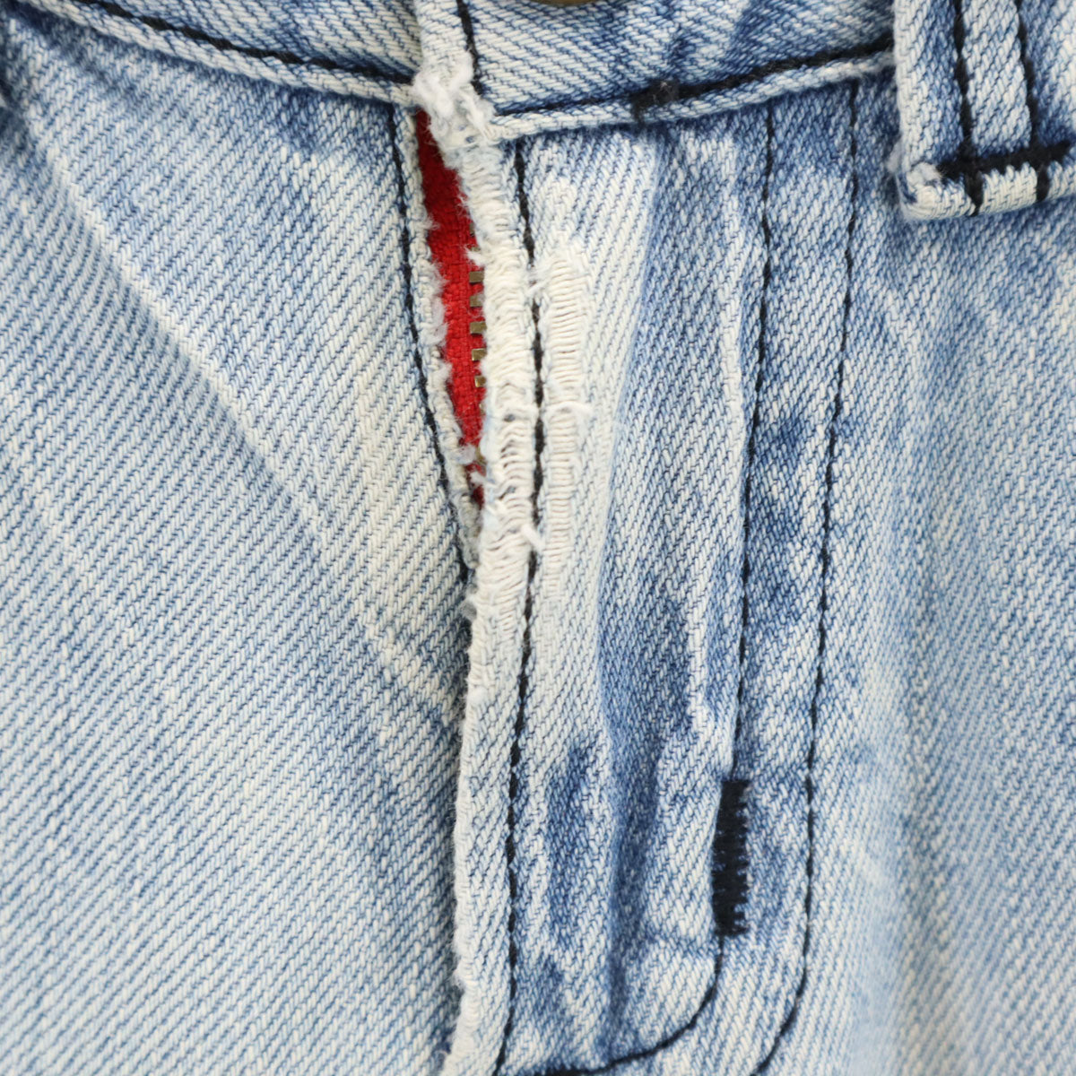 R by 45rpm フォーティファイブアールピーエム 日本製 ストレートデニムパンツ W30 ウォッシュブルー ジーンズ レディース