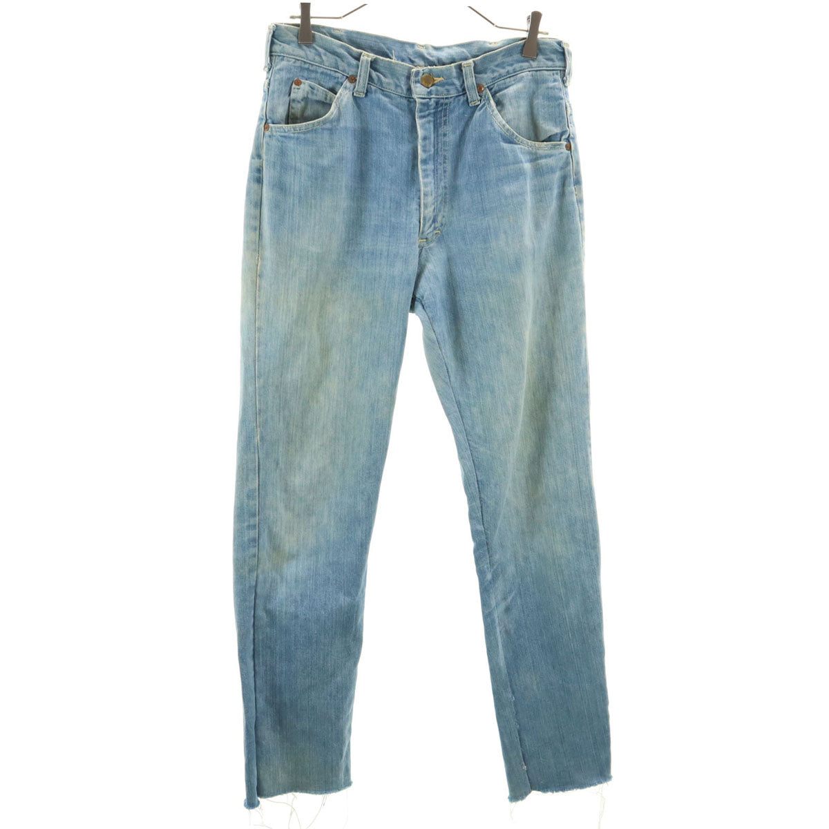 Levi's リーバイス 70s ヴィンテージ 42タロン ビッグE ボタン裏32 ストライプ柄 スタプレ フレアデニムパンツ レディース