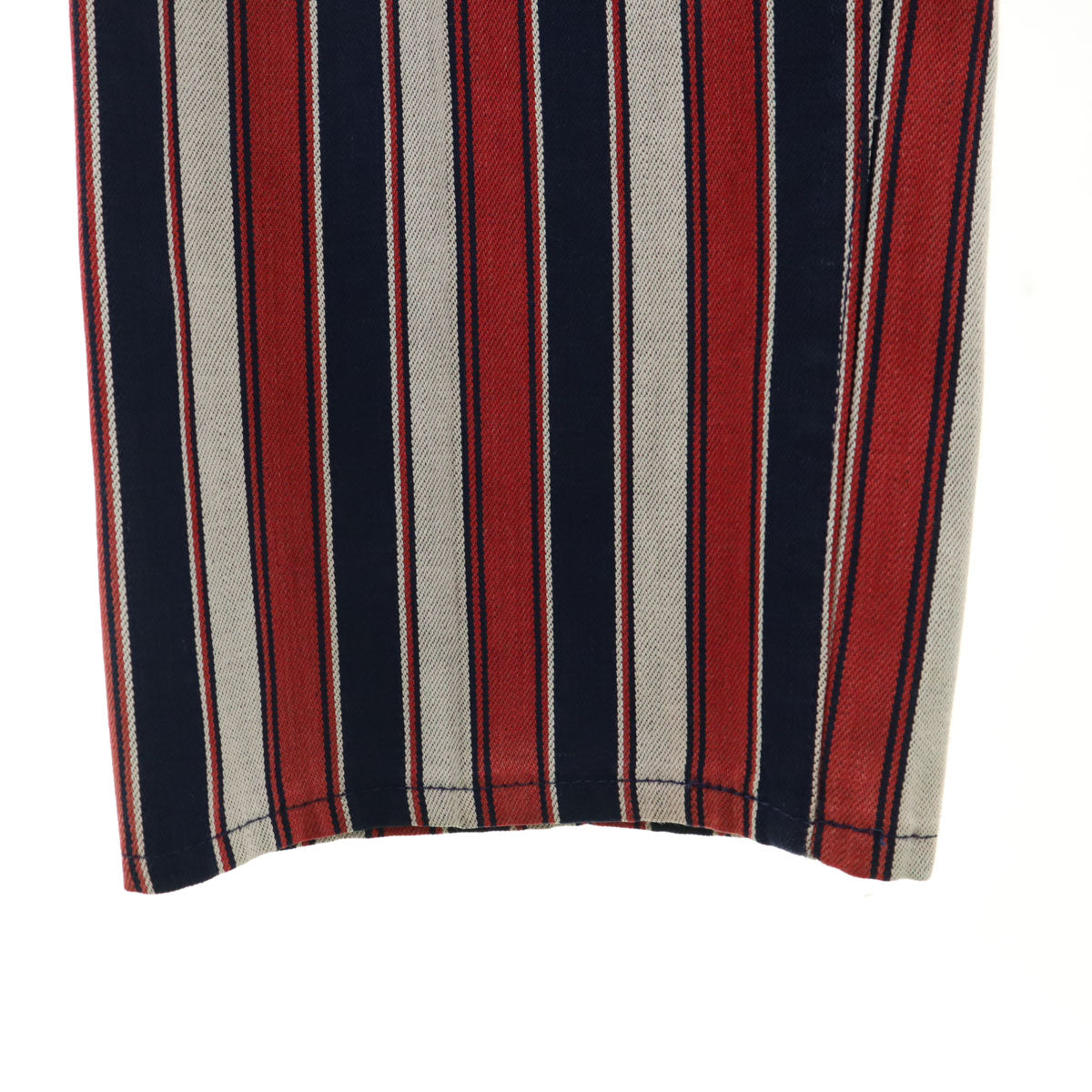 Levi's リーバイス 70s ヴィンテージ 42タロン ビッグE ボタン裏32 ストライプ柄 スタプレ フレアデニムパンツ レディース